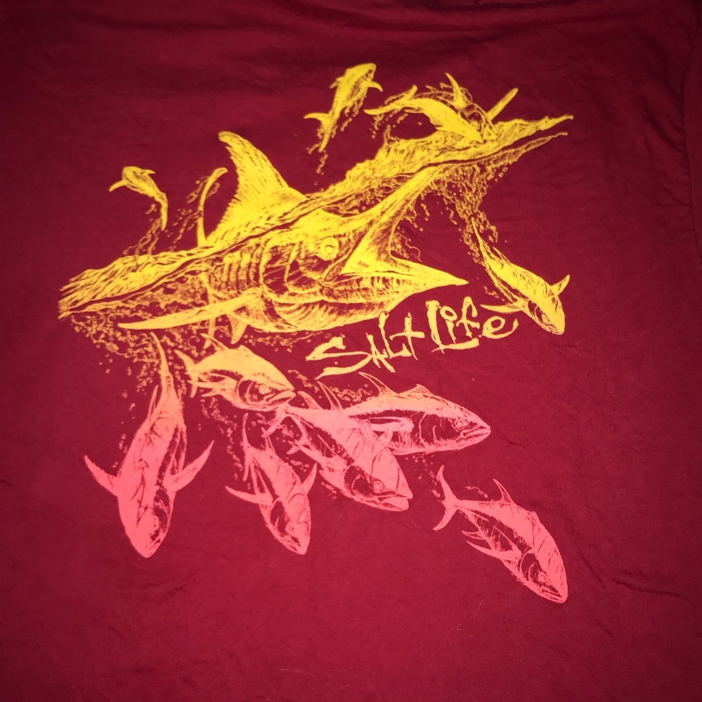 ✮ Red & Yellow SaltLife shirt